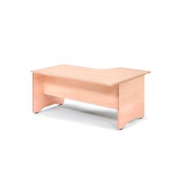 Rocada Mesa Serie Work 180x110x76 cm Izquierda Acabado AN02 Gris/Gris