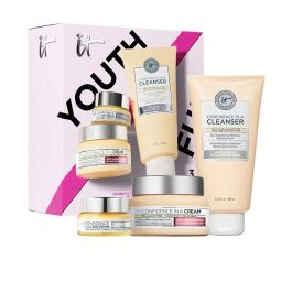 It Cosmetics Confidence Crema Estuche Set Facial Antiedad Hidratante. Con Crema 60ml, Limpiador 120ml, Contorno Ojos 15ml (3 Pz).