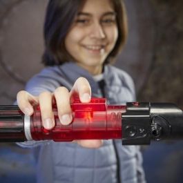 Hasbro HAS5010996202352 Sable de luz electrónico Darth Vader, Star Wars Lightsaber Forge Kyber Core, Juguete niños 4 años