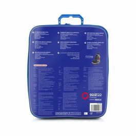 SPARCO SPC1019GR Juego Fundas Asiento S-Line Universales Lavables para Coche Gris y Negro 100% Poliéster