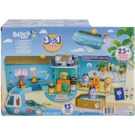 BLUEY BLU0630996176702 - Avión de Bluey Set de Juego Transformable con Figuras y Accesorios