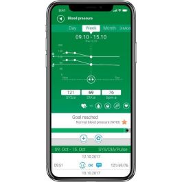Medisana BU 570 Tensiómetro Conectado Bluetooth - Detección Arritmias, Pantalla Grande Dígito XXL, Diseño Delgado, 240 Memorias Medisana BU 570 Tensiómetro Conectado Bluetooth - Detección Arritmias, Pantalla Grande Dígito XXL, Diseño Delgado, 240 Memorias