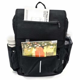 Ewent EW2537 Mochila Unisex Vintage para Portátil 16.1 pulgadas, Impermeable 27L rPET Antirrobo