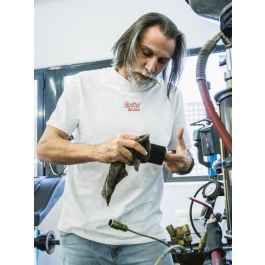 Camiseta de Manga Corta Hombre RADIKAL OUT RUN Blanco XL