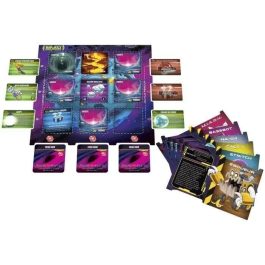 Hasbro Galaxy Goldmine, juego de cartas de estrategia familiar para niños, adolescentes y adultos