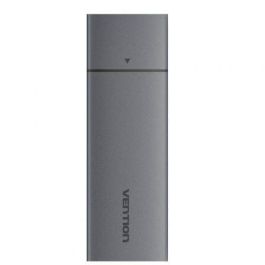 Vention KPGH0 Caja Externa para Disco SSD M.2 NVMe USB-C 3.1 Gen 2 10Gbps sin tornillos de Aluminio compatible 2230-2280 Gris