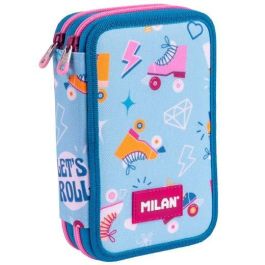 Milan Serie Especial Roller 2 Plumier Estuche Escolar Relleno 2 Pisos con 36 Piezas Material Escolar Diseño Patines Retro Precio: 18.49999976. SKU: B1HCMYME57
