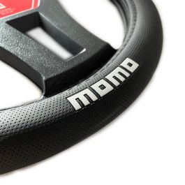 Funda Volante Momo Supergrip Universal Negro Y Gris 38-39 cm MOMLSWC014BG Funda Volante Momo Supergrip Universal Negro Y Gris 38-39 cm MOMLSWC014BG