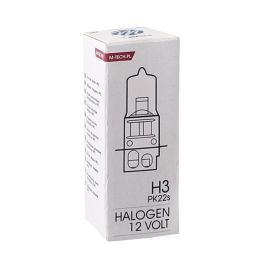 M-Tech MTECZ3 Lámpara Halógena H3 12V 55W Pk22S Vidrio Cuarzo Templado E4, Alta Durabilidad, Pack 10 Unidades M-Tech MTECZ3 Lámpara Halógena H3 12V 55W Pk22S Vidrio Cuarzo Templado E4, Alta Durabilidad, Pack 10 Unidades