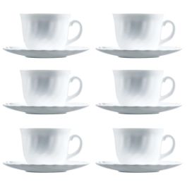 Set 6 Tazas con Plato Opal Trianon Luminarc 22 cL Precio: 19.49999942. SKU: S2701662