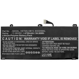 CoreParts Laptop Battery for HP 54.86Wh Li-Polymer 11.55V 4750mAh for HP Chromebook 14B Precio: 18.79000046. SKU: B197XZ4AJL