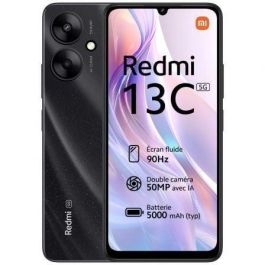 Xiaomi REDMI 13C 5G 4-128 BK Smartphone Pantalla Inmersiva 6.74" 90Hz, Cámara 50MP, Batería 5000mAh, Procesador Dimensity 6100+, Negro Precio: 121.49999983. SKU: B1C5BQEM3H