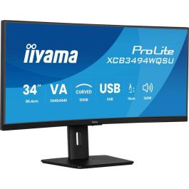 Iiyama XCB3494WQSU-B1 Monitor curvo de 34" UWQHD, panel VA, 21:9, flicker-free, luz azul reducida Iiyama XCB3494WQSU-B1 Monitor curvo de 34" UWQHD, panel VA, 21:9, flicker-free, luz azul reducida