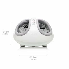 Medisana 88398 Masajeador de Pies FM 888 Shiatsu y Compresión para Plantas, Talones y Empeine, Reflexología Intensiva, Talla 46