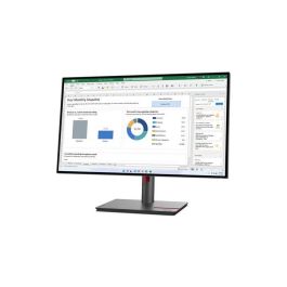 Lenovo Monitor 27" Quad HD 2560 x 1440 IPS USB HDMI DisplayPort