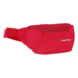 Safta Riñonera Roja Poliéster 600D - Modelos Surtidos