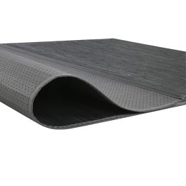 DKD Home Decor Alfombra Bamboo carpets 25 Gris 200 x 140 cm (2 Unidades)