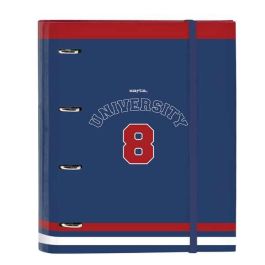 Carpeta de anillas Safta University A4 Rojo Azul marino (27 x 32 x 3.5 cm) Carpeta de anillas Safta University A4 Rojo Azul marino (27 x 32 x 3.5 cm)