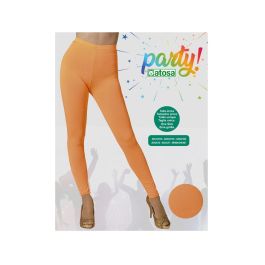Leggings Naranja Fluor Adulto - Perfectos para disfraces y fiestas temáticas