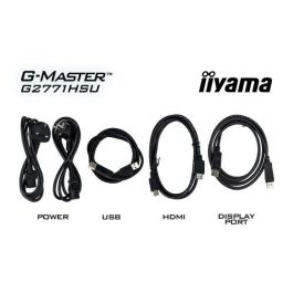 iiyama G-Master G2771HSU-B1 Monitor 27" (68,6 cm) 1920x1080 FHD Fast IPS 240 Hz 0,4 ms G-SYNC Compatible AMD FreeSync USB-C Negro