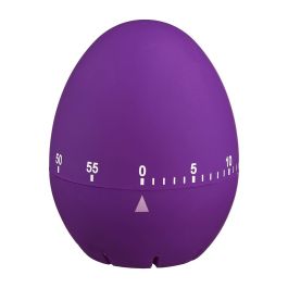 Collections Colors Temporizador de cocina tipo huevo con tacto de goma, Ø7,5 cm, Colores surtidos