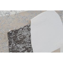 DKD Home Decor Cuadro Abstracto Gris Marrón Lienzo Pino 3.7 x 100 x 80 cm (2 Unidades)