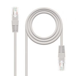 NANOCABLE Cable de red latiguillo RJ45 Cat.6 UTP AWG24, Gris, 3.0m NANOCABLE Cable de red latiguillo RJ45 Cat.6 UTP AWG24, Gris, 3.0m