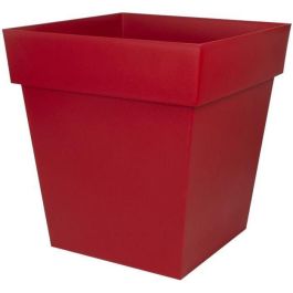 Maceta cuadrada Toscana EDA - 50 cm - 87 L - Rojo