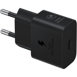 Samsung EP-2510XBEGEU Adaptador de Corriente 25W Super Fast Charging USB Tipo C 1 Puerto para Smartphone Negro