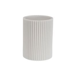 Portacepillos de Dientes Versa Blanco Resina 6,9 x 10,2 x 6,9 cm