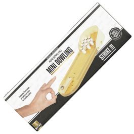 Mister Gadget Juego Bolos Escritorio Mini Madera Colección Vintage 10,5x30x4,5 cm