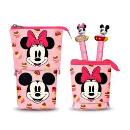 Disney Minnie Mouse Estuche Portatodo vertical con 2 Bolígrafos Gel borrables Muffin, Poliéster Rosa Precio: 18.79000046. SKU: B1BES38FKP