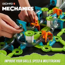 Geomag AAABS15635 - Juego de Construcción Magnético ¡Desafío Mecánico Gol! - 96 Piezas - Plástico Reciclado