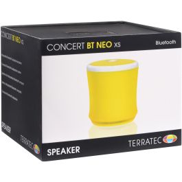 TerraTec 145358 Altavoz Bluetooth CONCERT BT NEO XS Inalámbrico Amarillo 2.2W