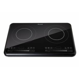 Brandt TI2FSOFT Placa de encimera de inducción con 2 zonas, vitrocerámica negra y controles frontales. Precio: 166.50000026. SKU: S7113360