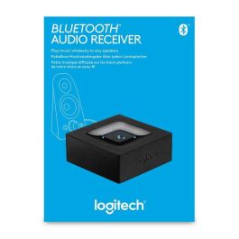 Logitech Adaptador de Audio Bluetooth para Altavoces, Convierte Sistema de Sonido en Inalámbrico, Conexión Multipunto RCA 3.5mm