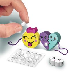 Canal Toys Gom'z Studio - Fábrica de Gomas de Borrar: Crea más de 100 Emojis personalizados con pedrería, colección Niña +8 años