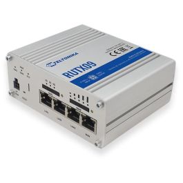 Teltonika RUTX09 Router Industrial Gigabit LTE Cat6 con Ranura SIM y Ethernet WAN, Carcasa de Aluminio Precio: 314.49999955. SKU: B1JB4TMK6F