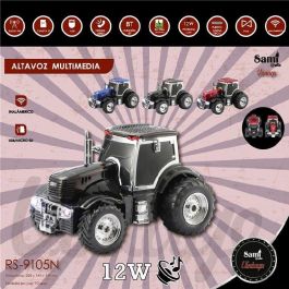 SAMI Altavoz Vintage Tractor Negro Multimedia 12W