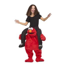 My Other Me Disfraz Infantil Elmo a Hombros Talla Única Rojo Poliéster Niños 3 a 12 Años