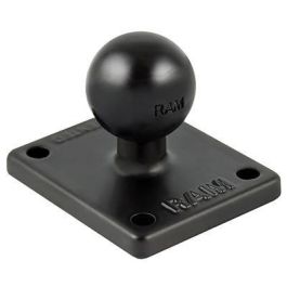 RAM Mounts RAM-B-347U - Adaptador de Bola con Placa AMPS y Patrón Universal de 4 Agujeros para Montajes
