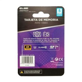 Elbe SD-3064 Tarjeta SD 64GB UHS-I U3 V30 para Resolución 4K, Compatible con Cámaras Compactas y Réflex Elbe SD-3064 Tarjeta SD 64GB UHS-I U3 V30 para Resolución 4K, Compatible con Cámaras Compactas y Réflex