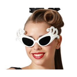 Gafas Blanco Carnaval Brillantes Mujer Adulto - Complemento Elegante y Divertido para Disfraces Precio: 1.49999949. SKU: B19DNCMAWE