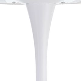 Mesa Comedor Blanco Piedra Sinterizada 100 X 100 X 75 cm