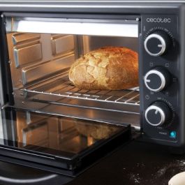 Cecotec 03818 Horno Eléctrico 26 L, 1500 W, para Encimera, Negro con Control Giratorio y Temporizador 60 min Cecotec 03818 Horno Eléctrico 26 L, 1500 W, para Encimera, Negro con Control Giratorio y Temporizador 60 min