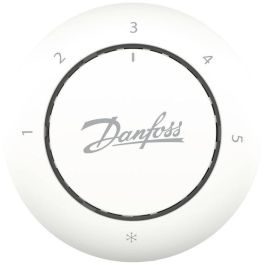 Danfoss RA/V, BIS Termostato Inteligente para Calefacción con Sensor Incorporado y Rango 7-28°C