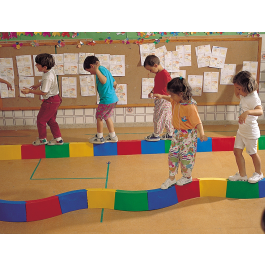 Amaya Pasillo para equilibrio acoplable semicircular curvo longitud 30cm caja 10 unidades