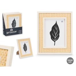 Portafotos Natural con Cuerda 15x20 cm - Madera MDF y Vidrio - Giftdecor (12 Unidades) Precio: 58.49999947. SKU: B1J36WZL7L