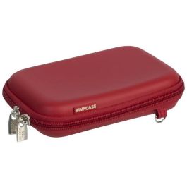 RIVACASE 9101 Funda Rígida para Disco Duro 2.5" HDD Davos Roja