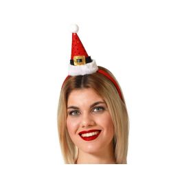 Diadema Gorro De Papá Noel Rojo Con Cinturón Y Pompón Blanco Accesorio Navideño Divertido Precio: 1.49999949. SKU: B1K5XCPHAB